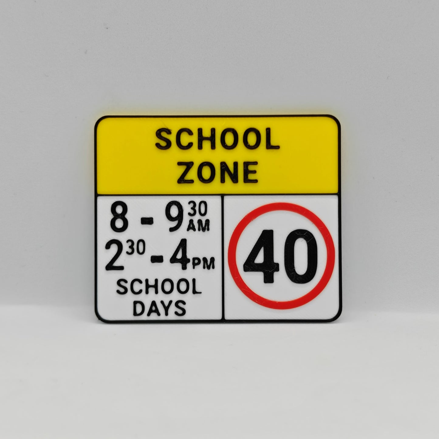 Australia Road Sign Fridge Magnet | 3D Printed