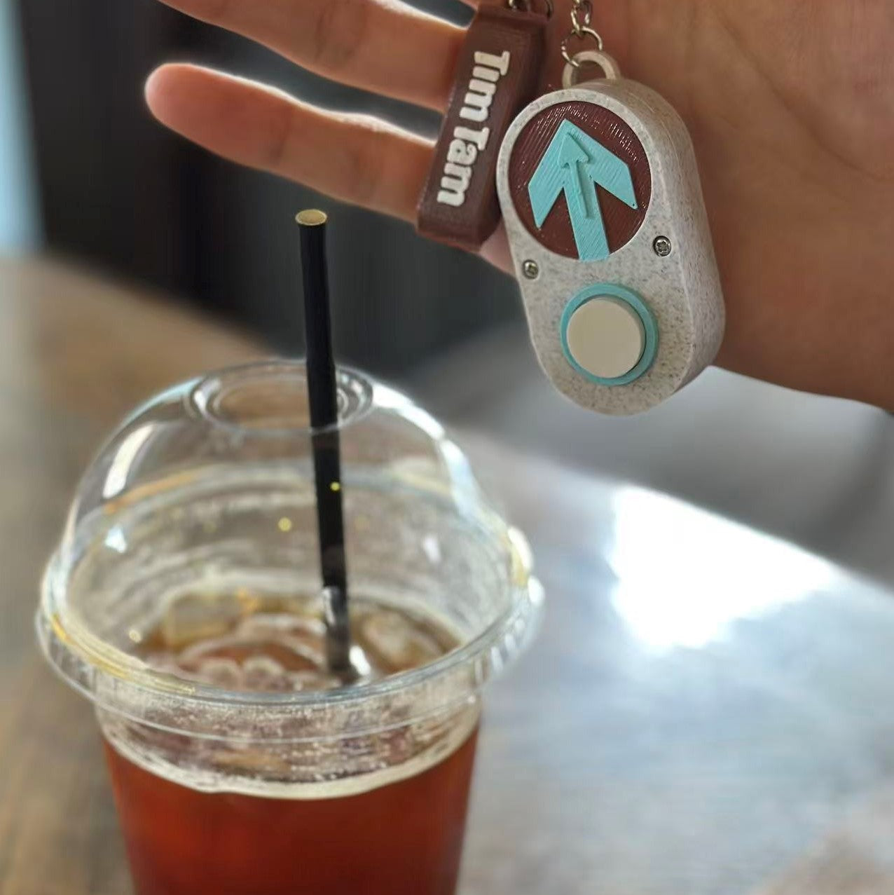 Pedestrian Button Sea Salt Tim Tam Edition | 3D Printed