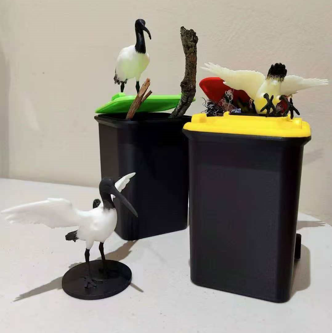 Wheelie Bin and ibis | 3D Printed