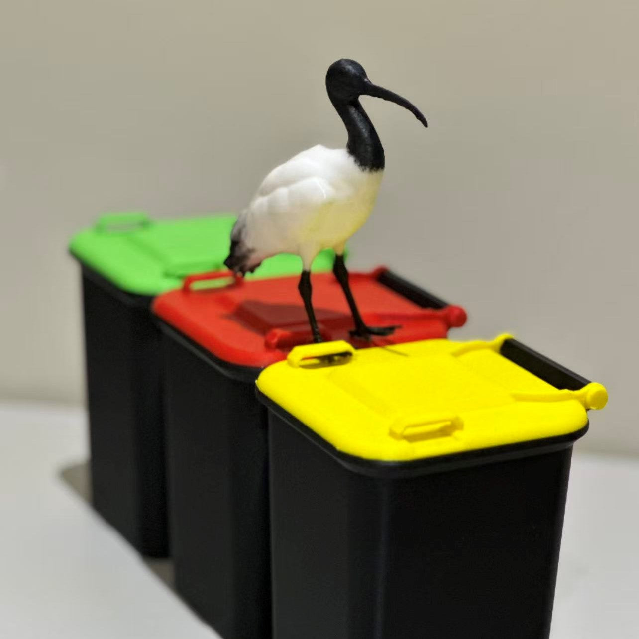Wheelie Bin and ibis | 3D Printed