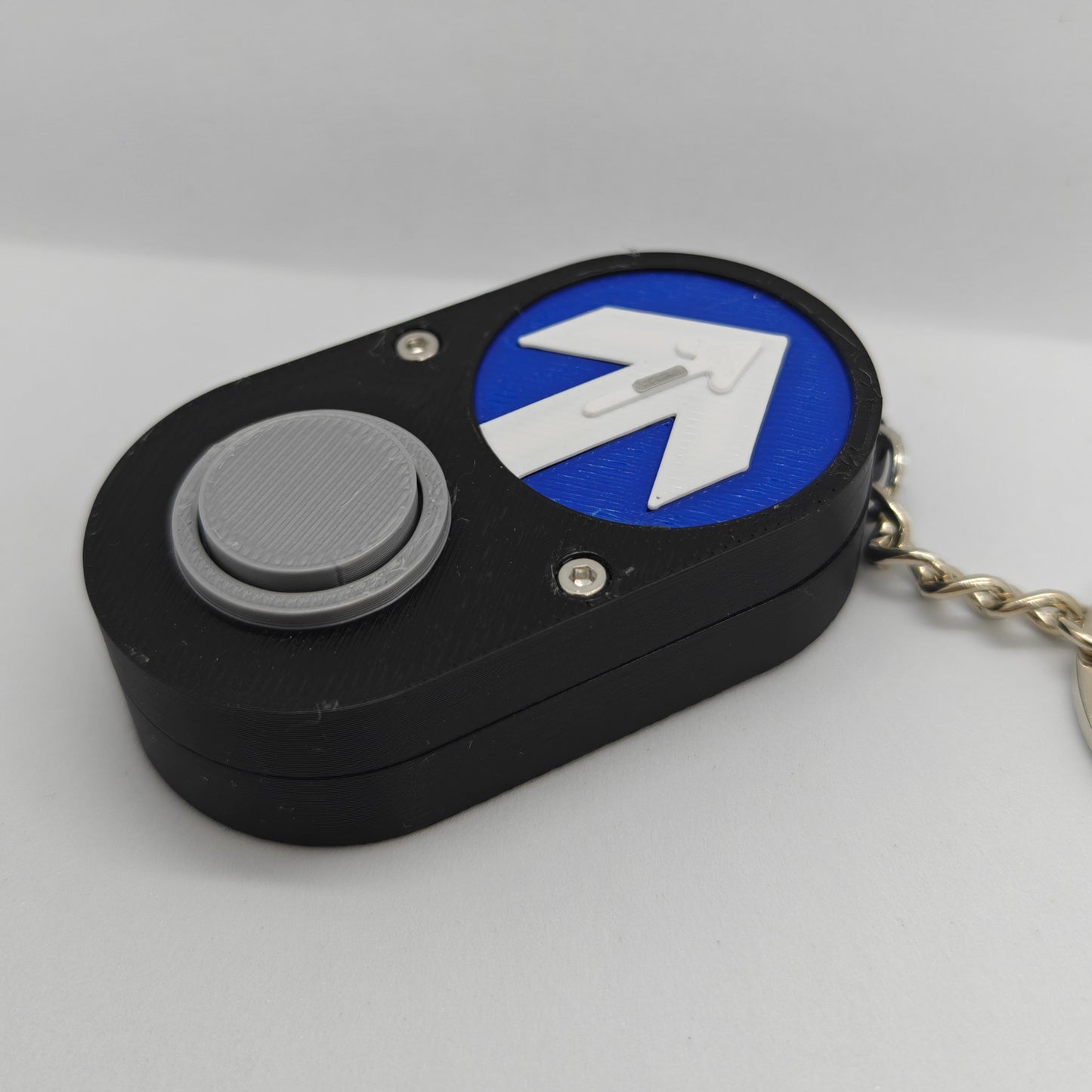 Pedestrain Push Button Key Chain Real Sound Edition | 3D Printed