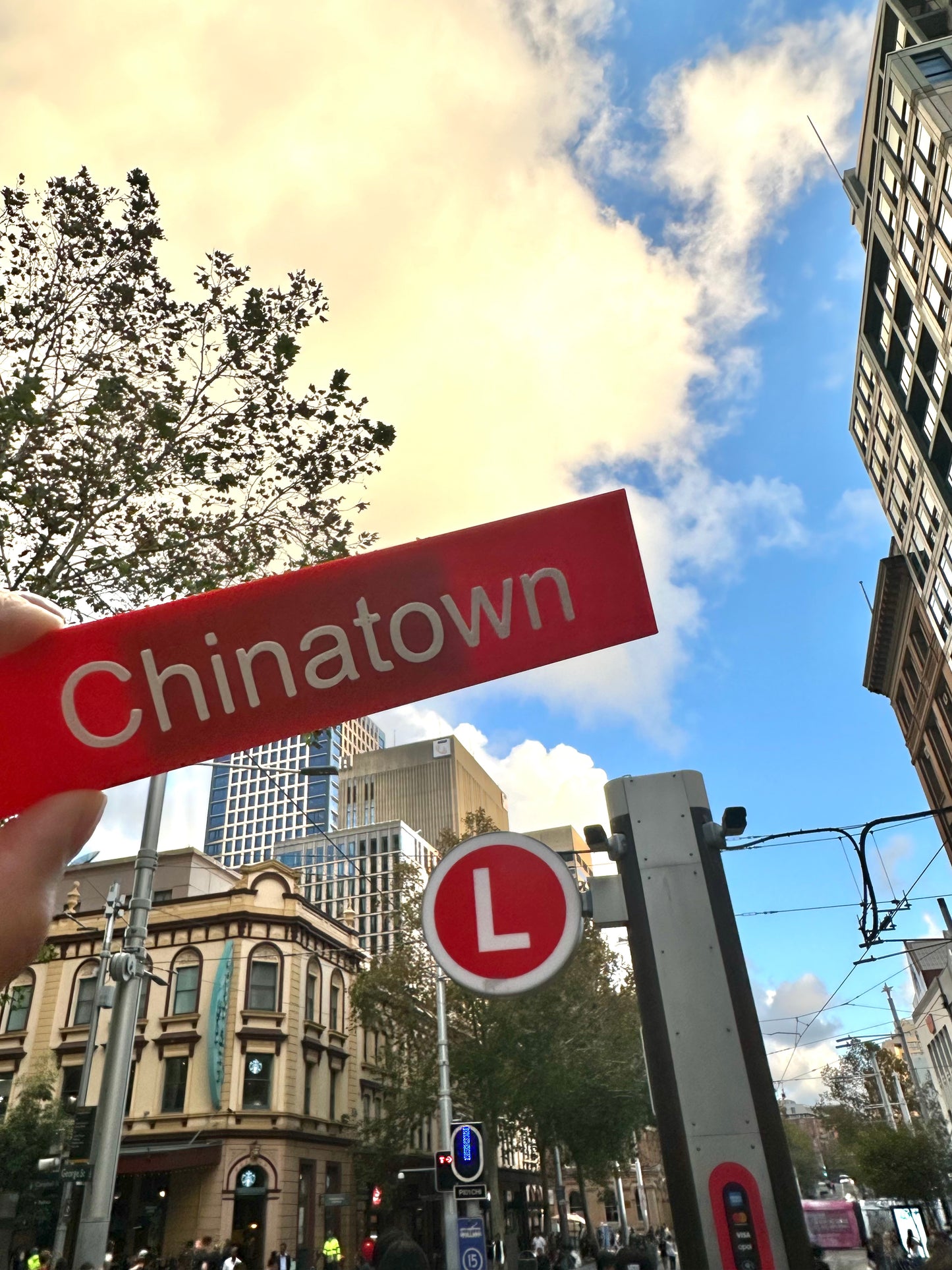 Sydney Light Rail Station Sign Fridge Magnets | 3D Printed