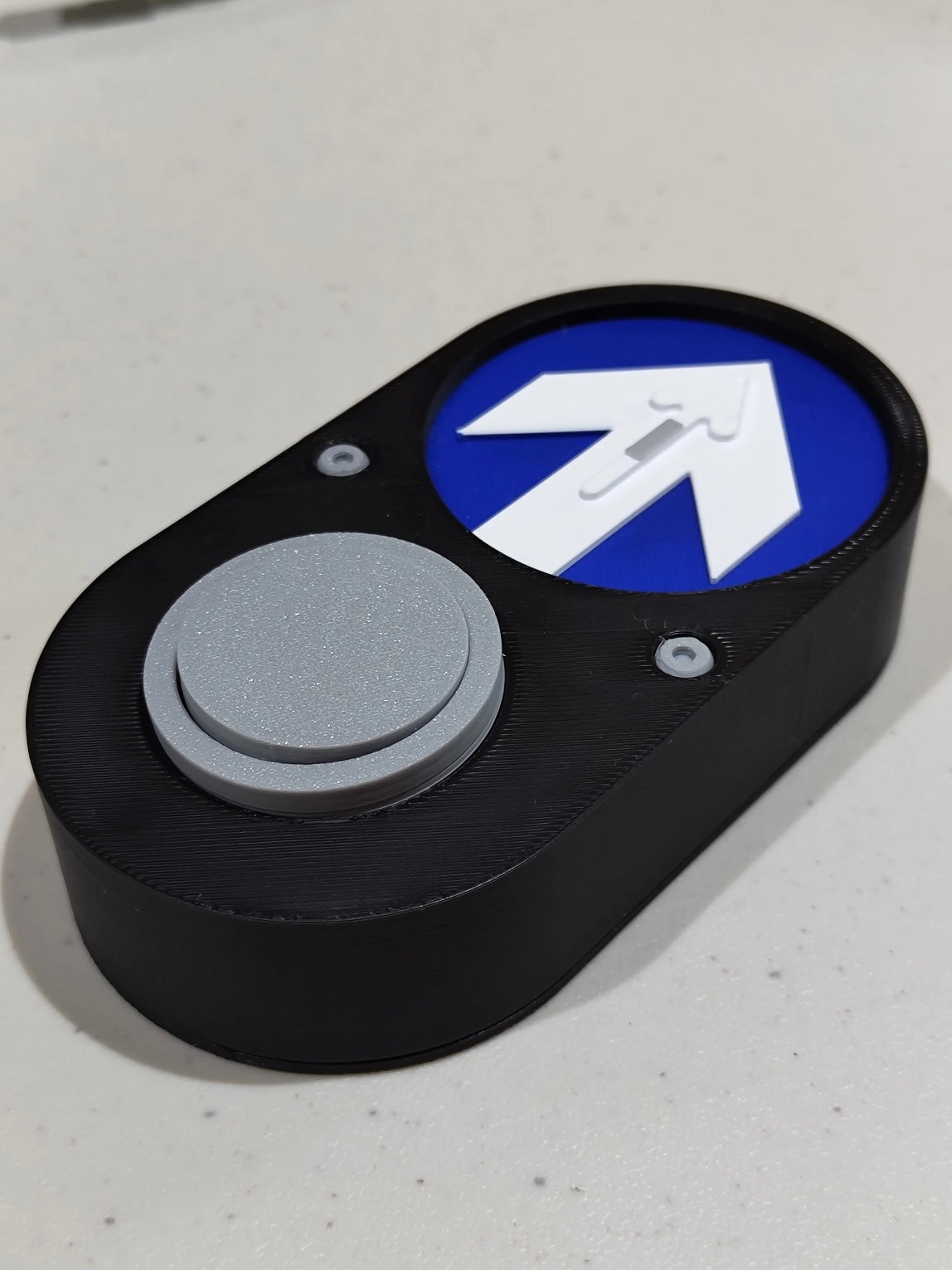 Australian Pedestrian Button – 12cm Desktop Display Edition