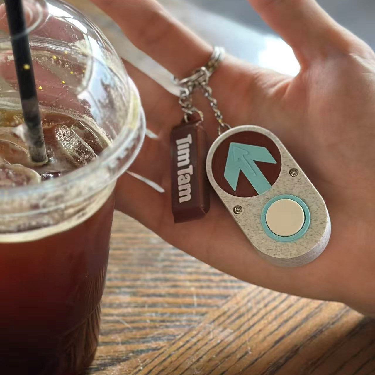Pedestrian Button Sea Salt Tim Tam Edition | 3D Printed