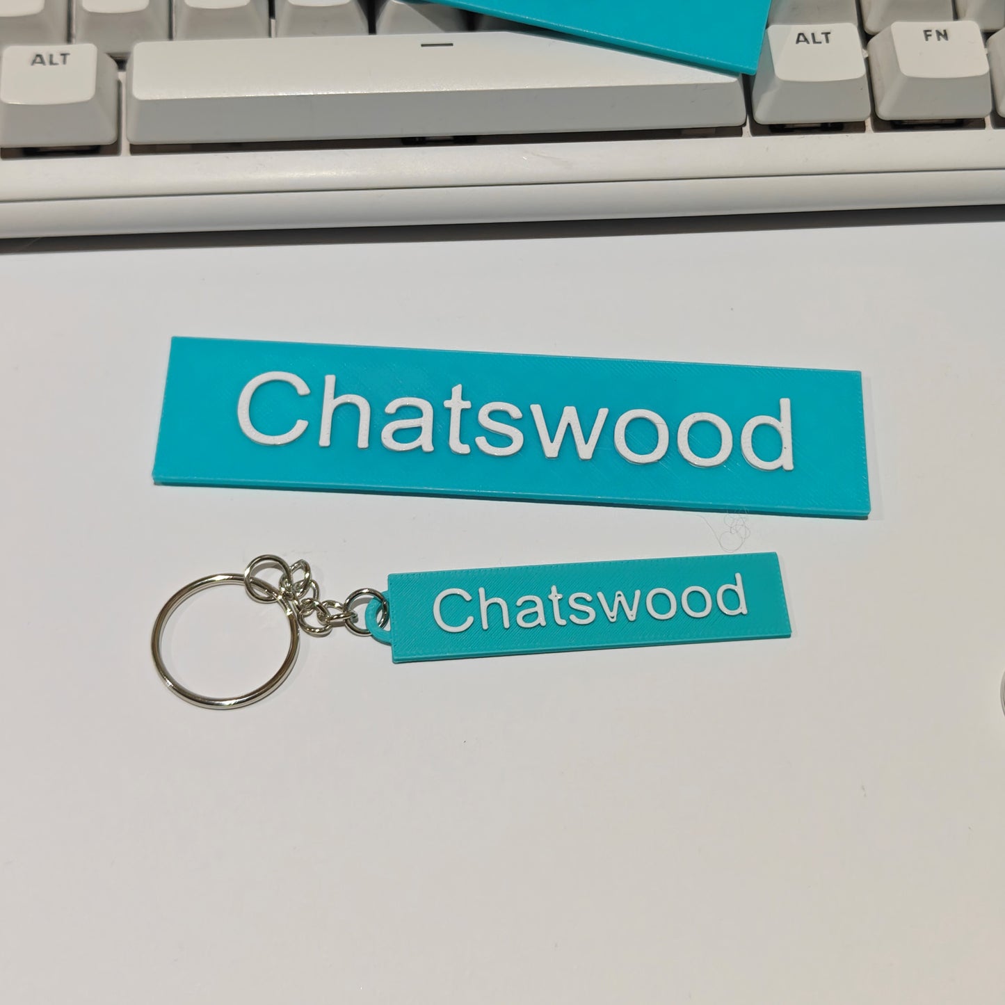 Sydney Metro Station Key Chains | 3D Printed