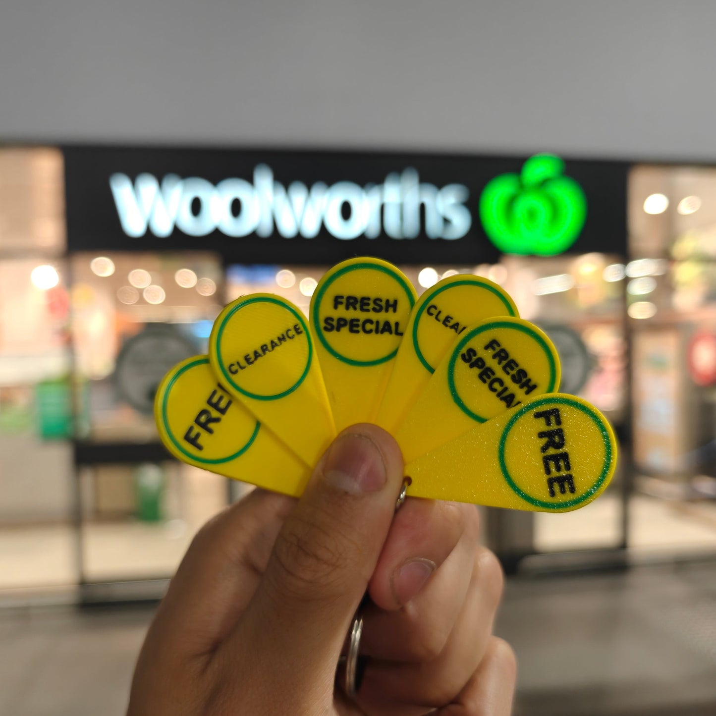 Shopping Trolley Token Keychain – Reusable Coin Replacement