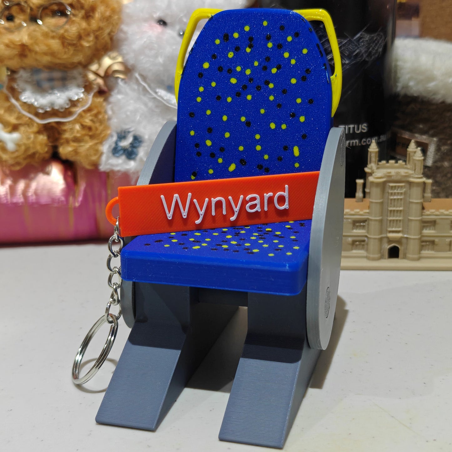 Sydney Train & Light Rail& Metro Station Key Chains | 3D Printed