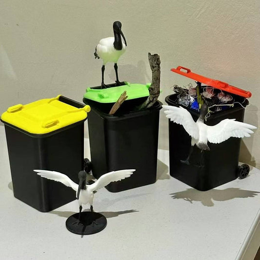 Wheelie Bin and ibis | 3D Printed