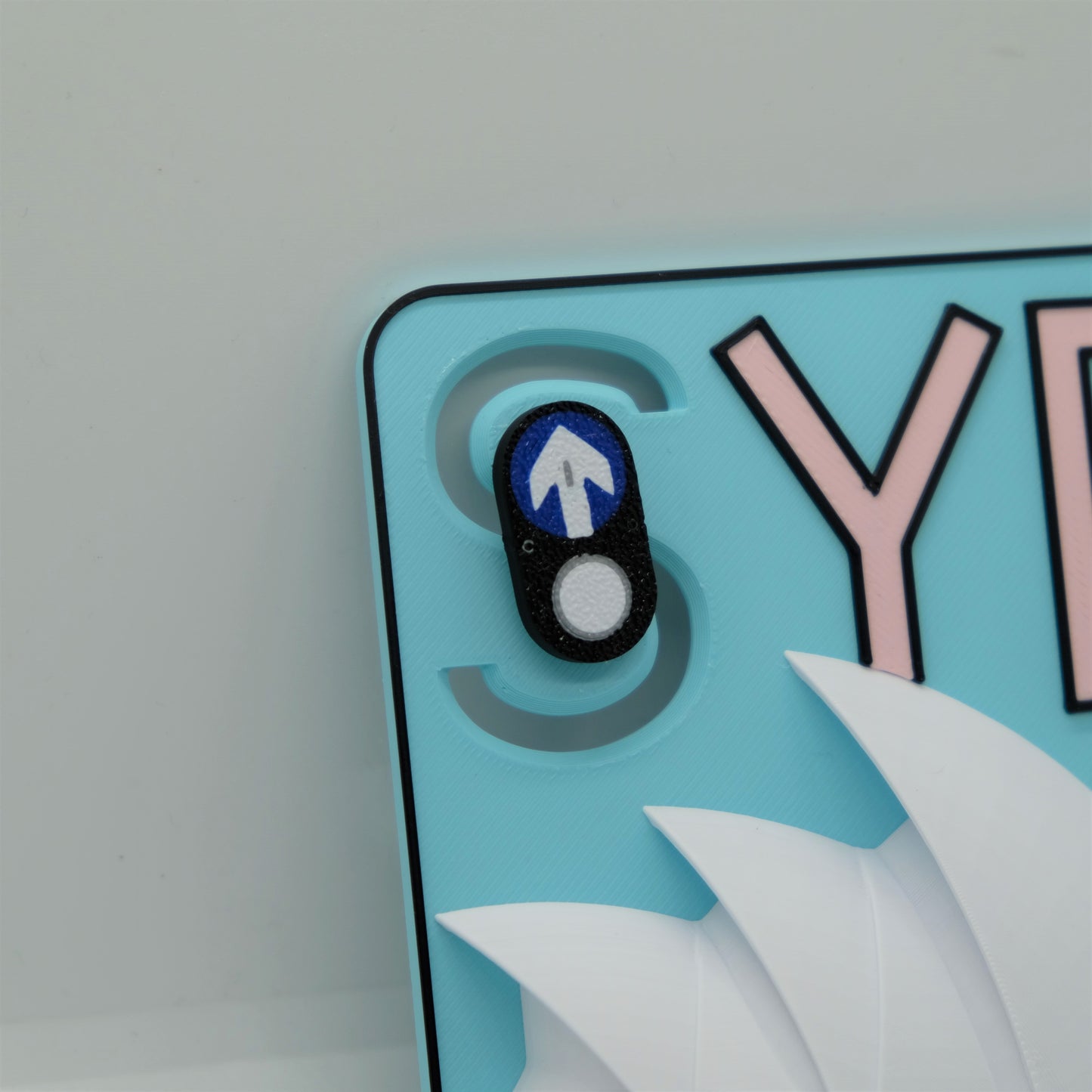 Slidable Sydney Theme Fridge Magnet | 3D Printed