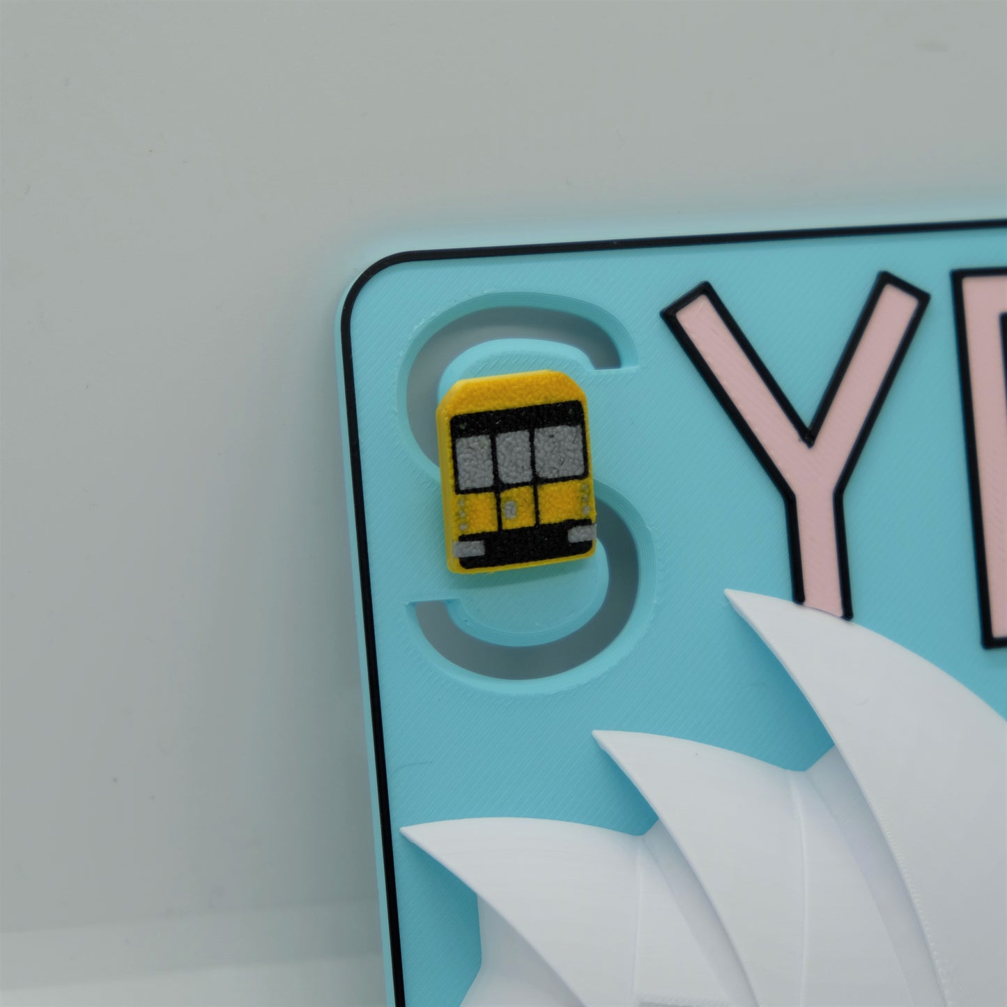 Slidable Sydney Theme Fridge Magnet | 3D Printed