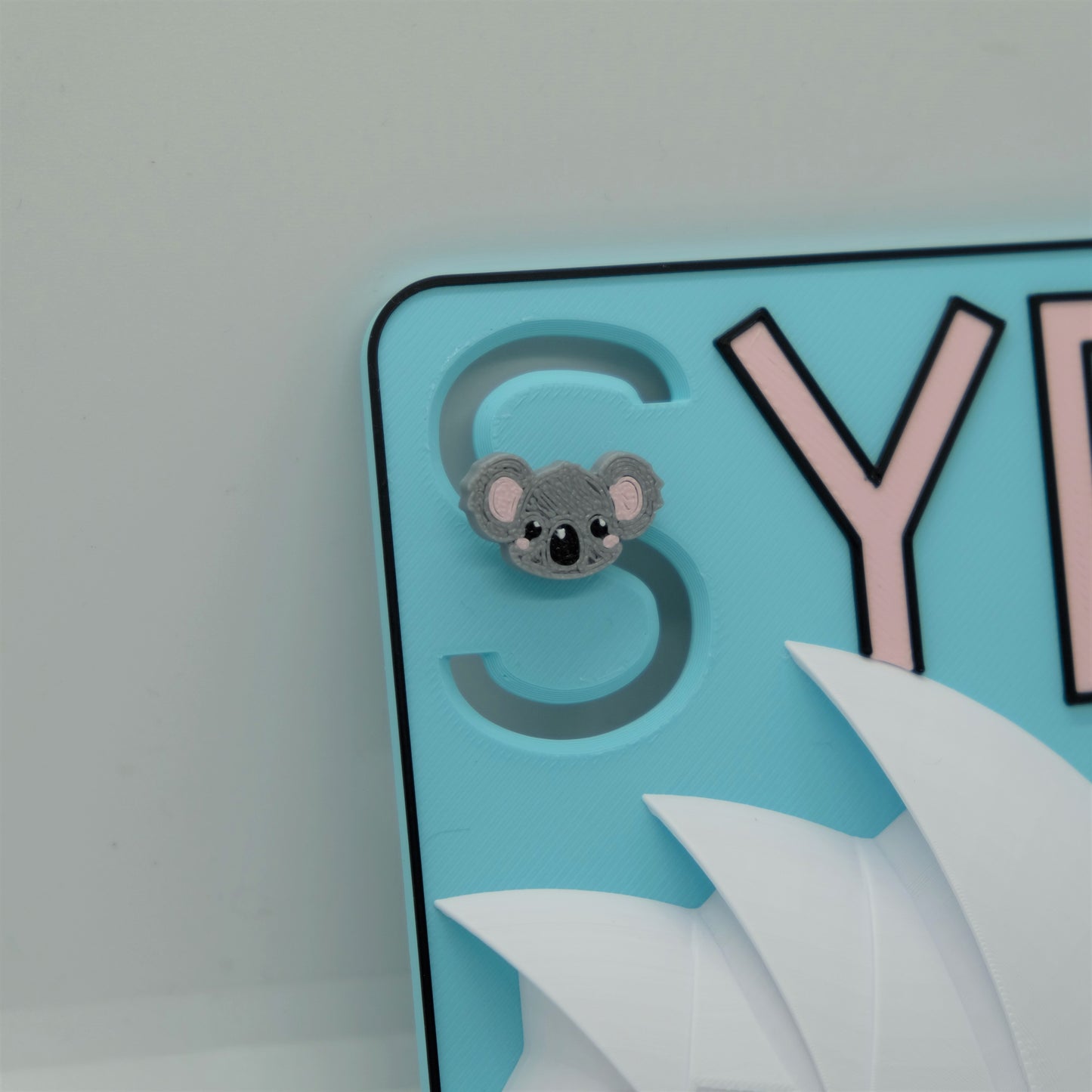 Slidable Sydney Theme Fridge Magnet | 3D Printed