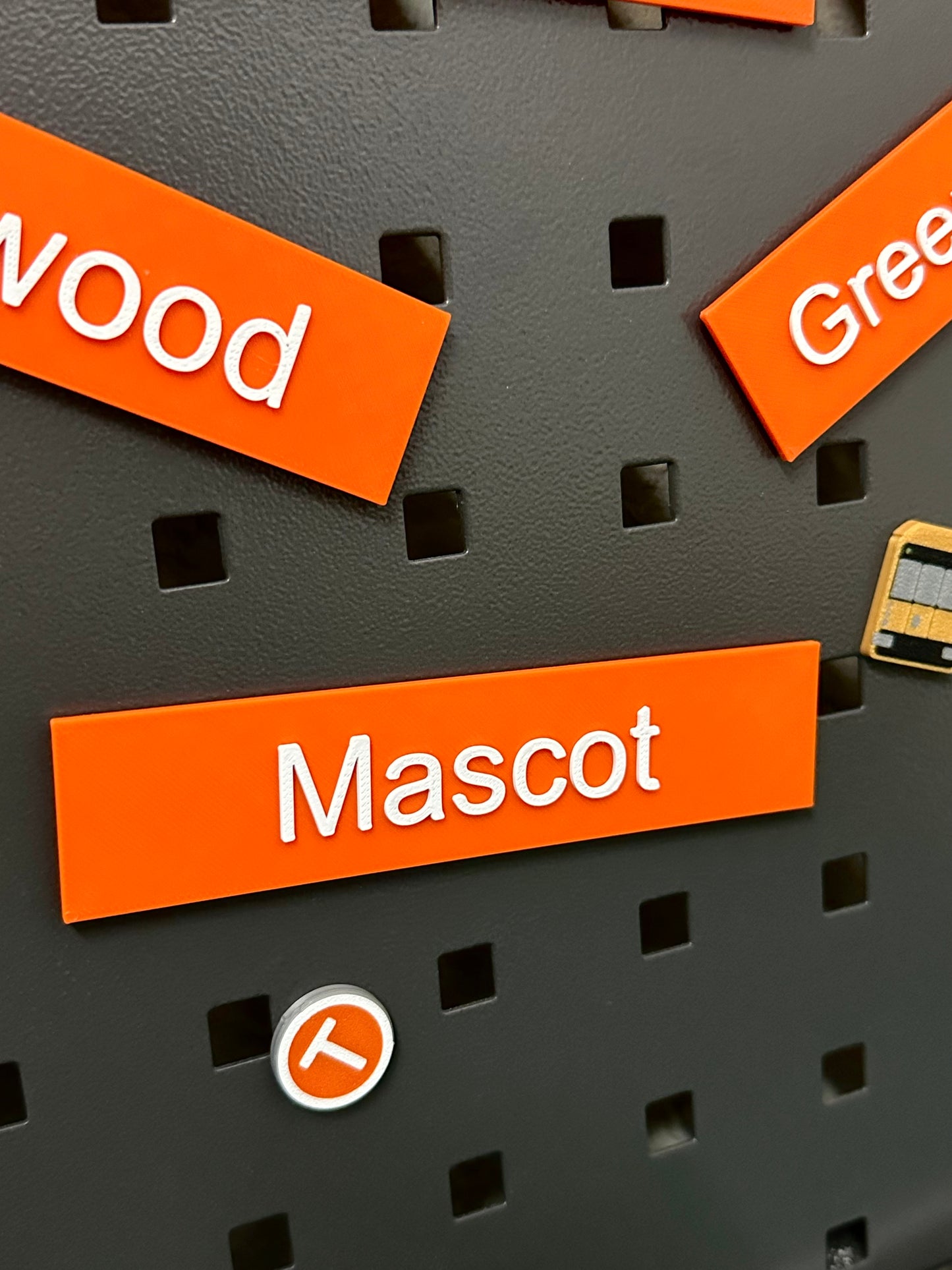 Sydney Train Station Sign Fridge Magnets | 3D Printed