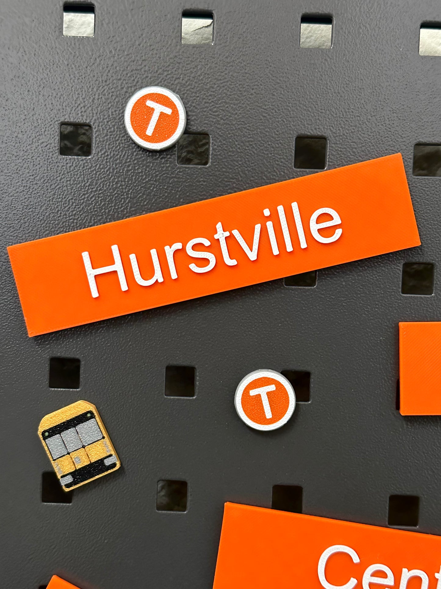 Sydney Train Station Sign Fridge Magnets | 3D Printed