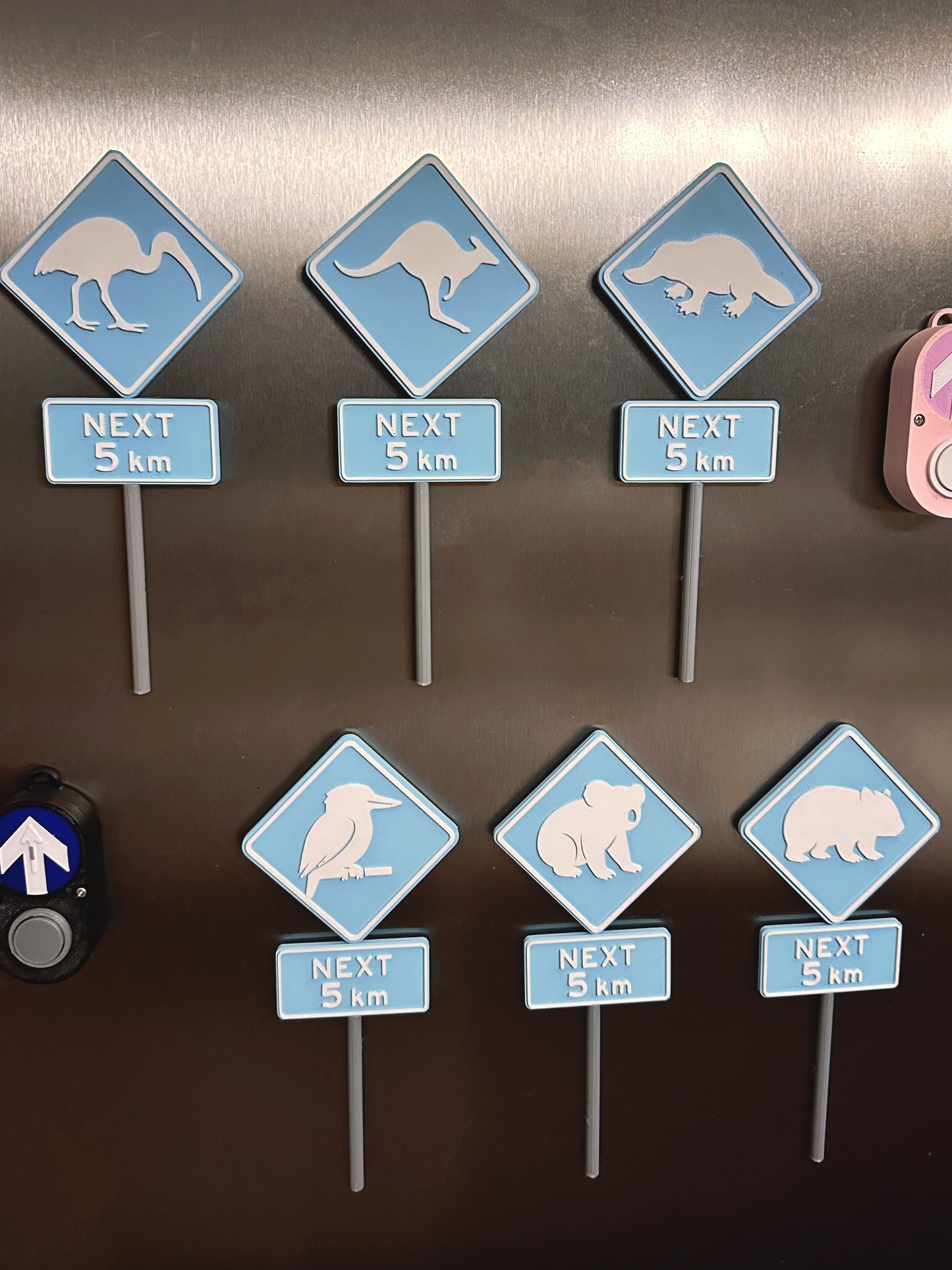 Australian Road Sign Animal Fridge Magnet