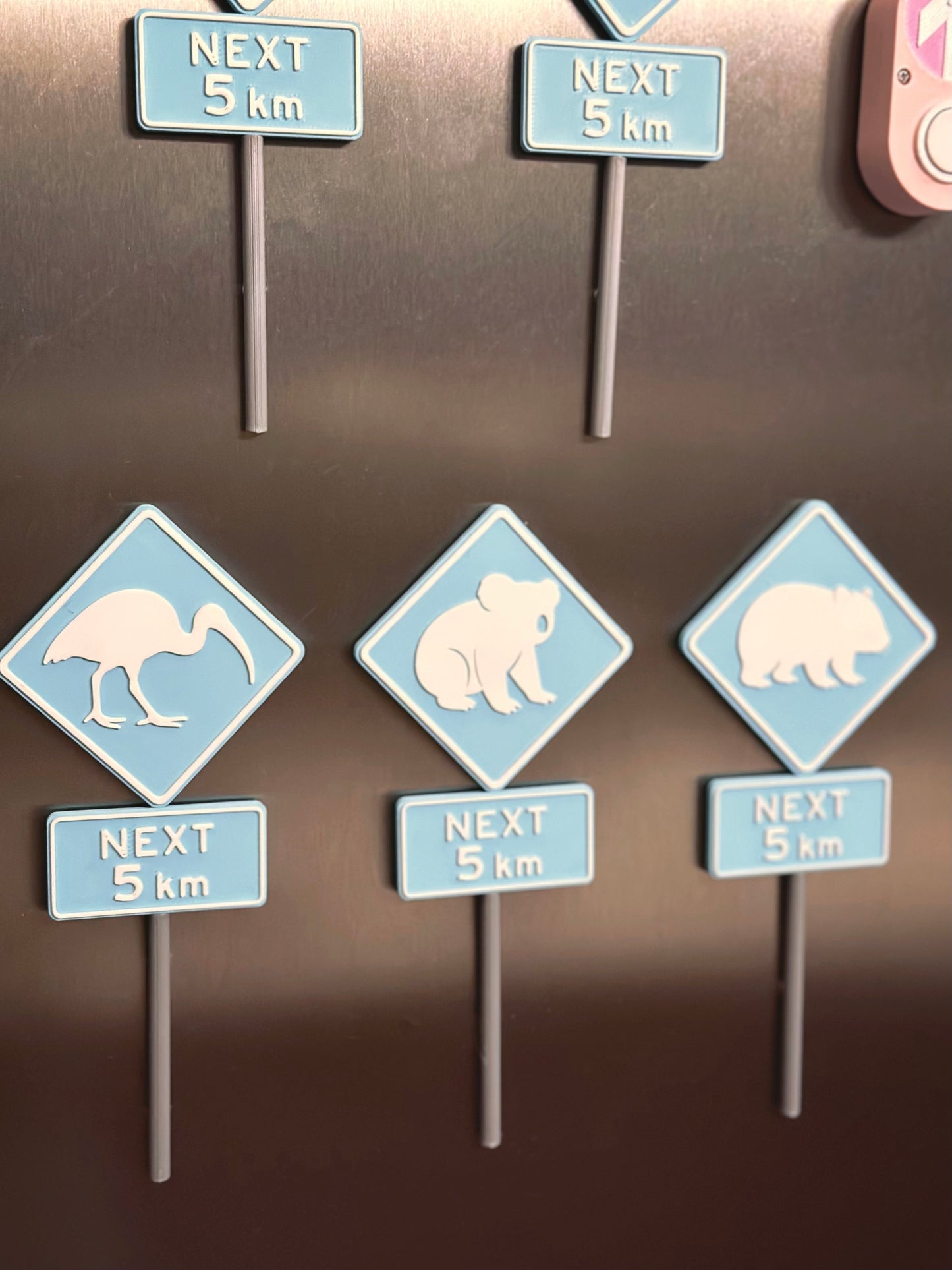 Australian Road Sign Animal Fridge Magnet