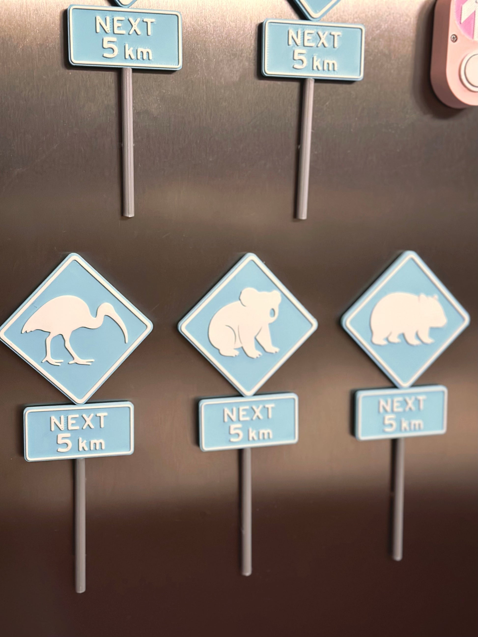 Australian Road Sign Animal Fridge Magnet