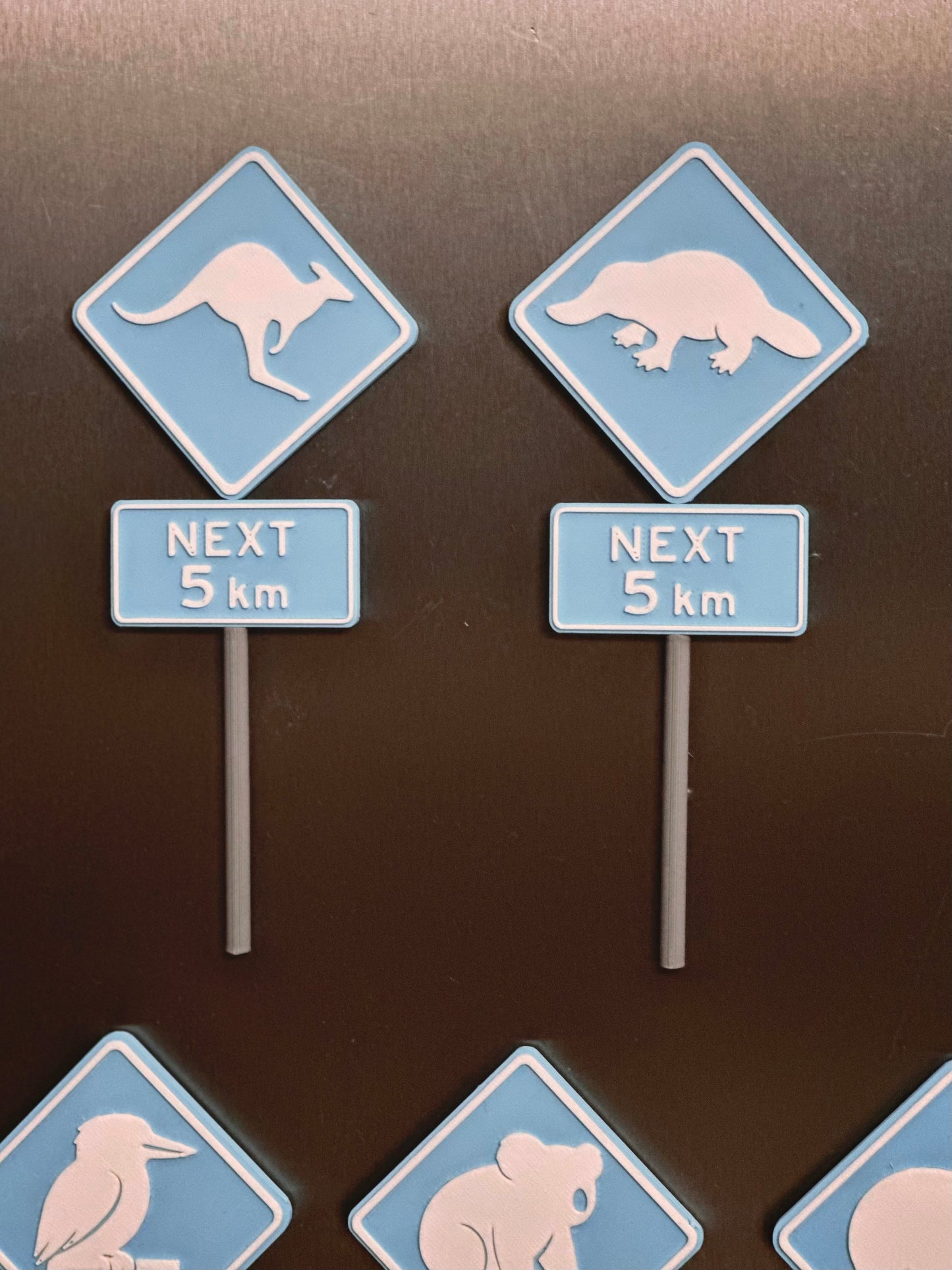 Australian Road Sign Animal Fridge Magnet