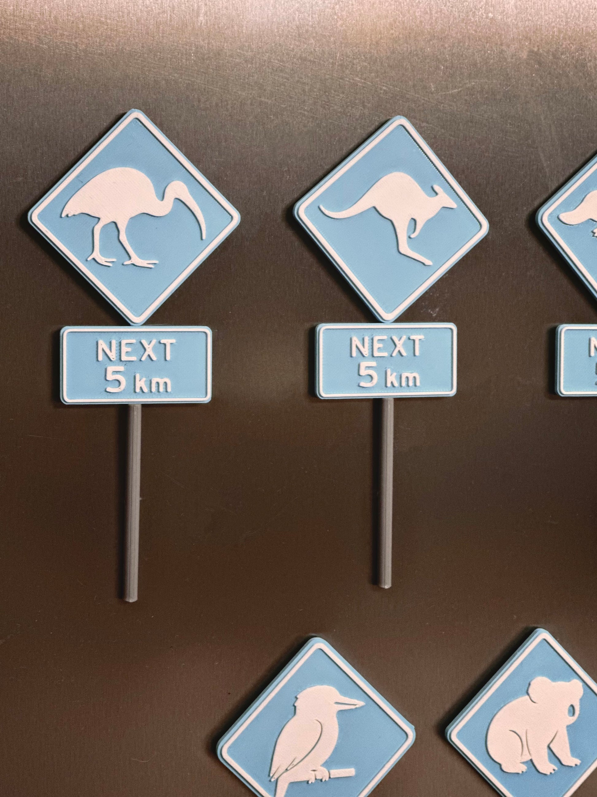 Australian Road Sign Animal Fridge Magnet