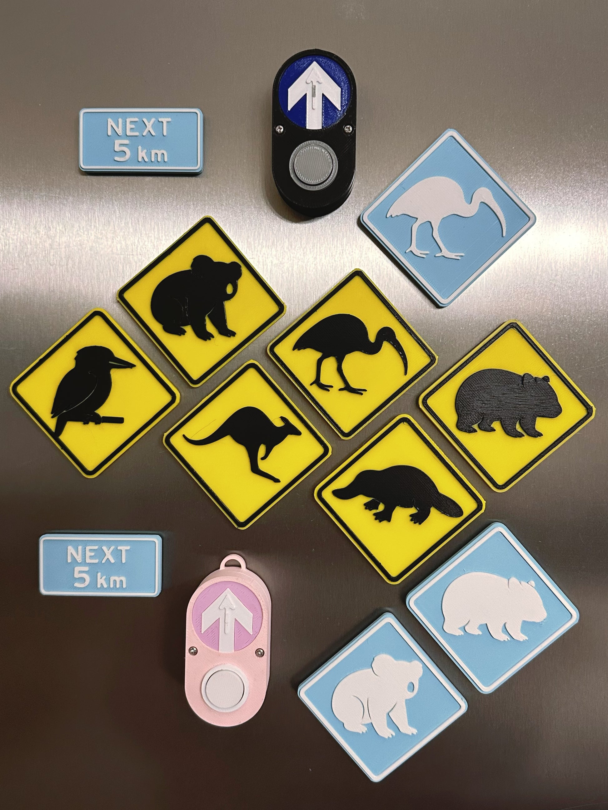 Australian Road Sign Animal Fridge Magnet
