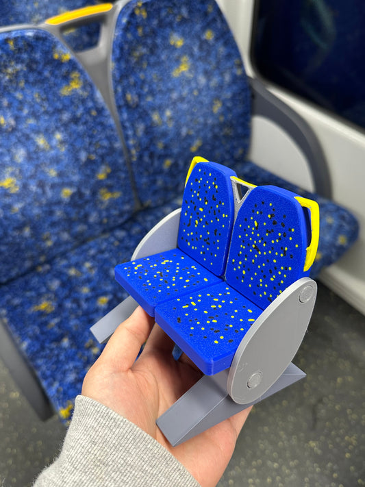 Flippable Sydney Train Seat | 3D Printed - Double Seat Edition