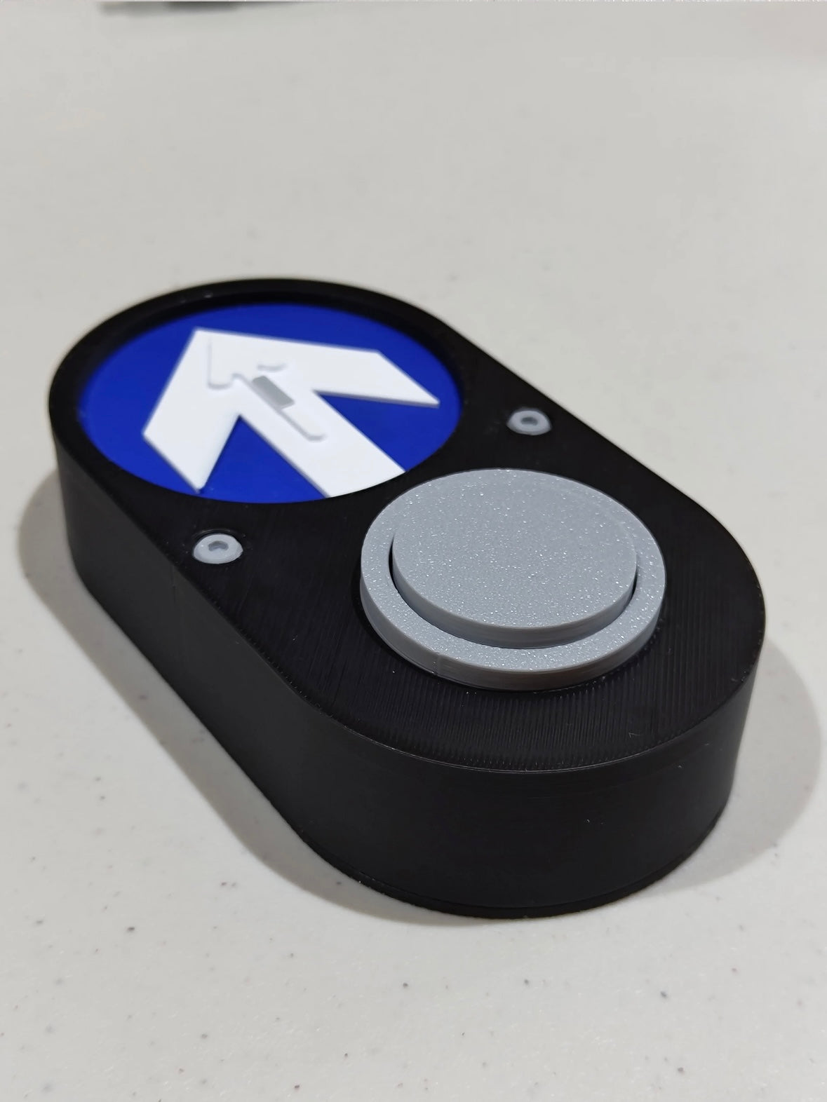 Australian Pedestrian Button – 12cm Desktop Display Edition