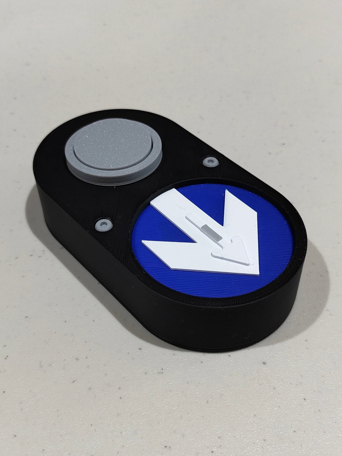 Australian Pedestrian Button – 12cm Desktop Display Edition