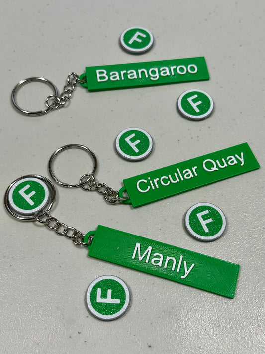 Sydney Ferry Station Keychains | 3D Printed