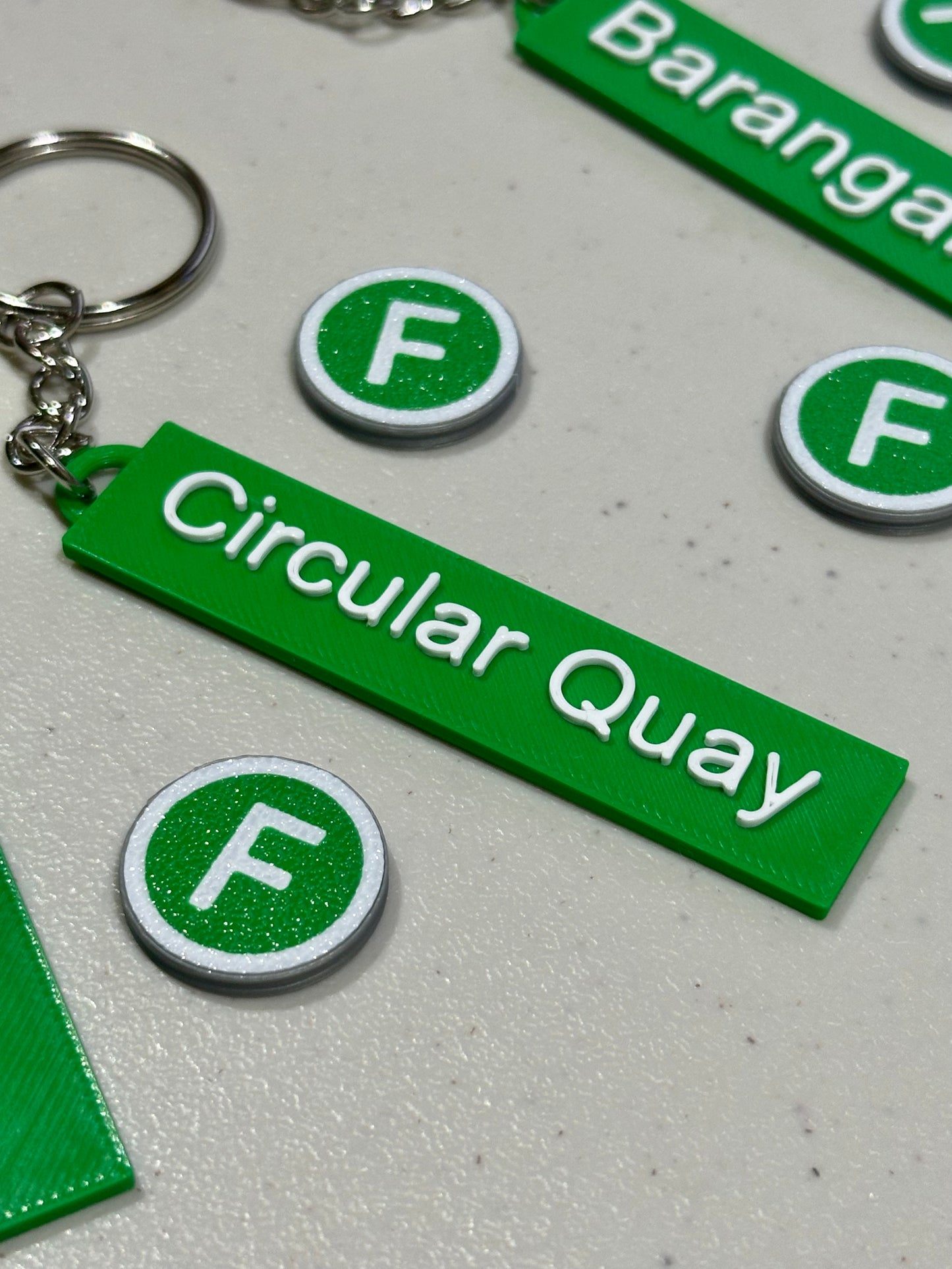 Sydney Ferry Station Keychains | 3D Printed