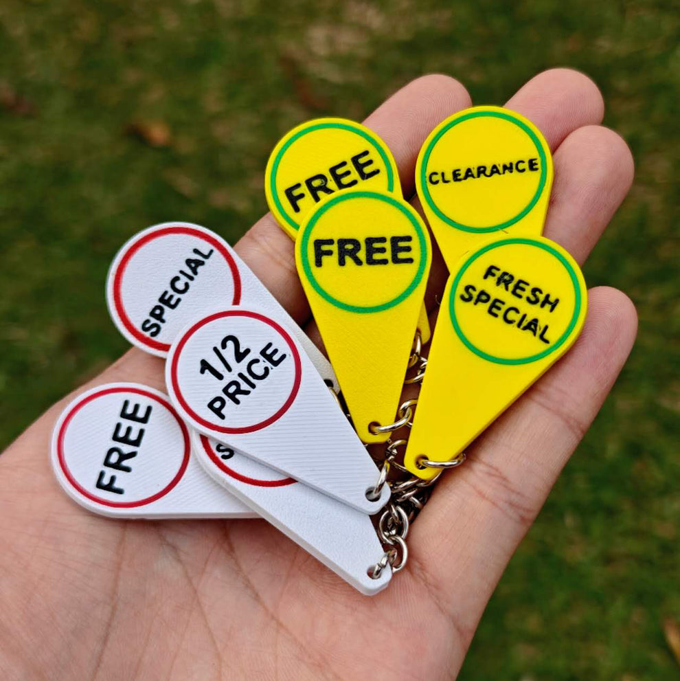Shopping Trolley Token Keychain – Reusable Coin Replacement – Sliced 3D ...