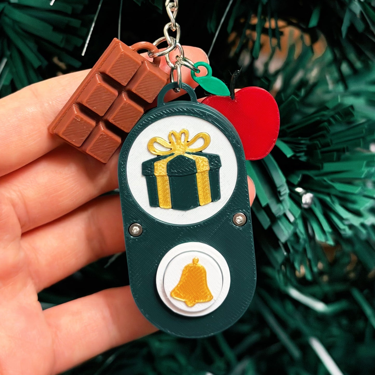 Pedestrain Push Button Key Chain | Christmas Special Edition 2025