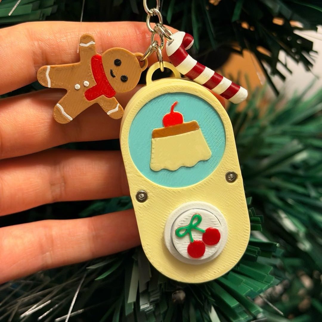 Pedestrain Push Button Key Chain | Christmas Special Edition 2025