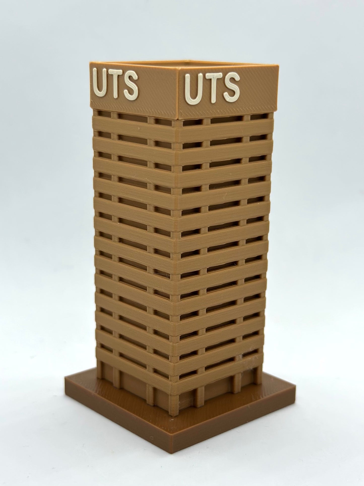 UTS Tower Model – 3D Printed Architectural Desk Display