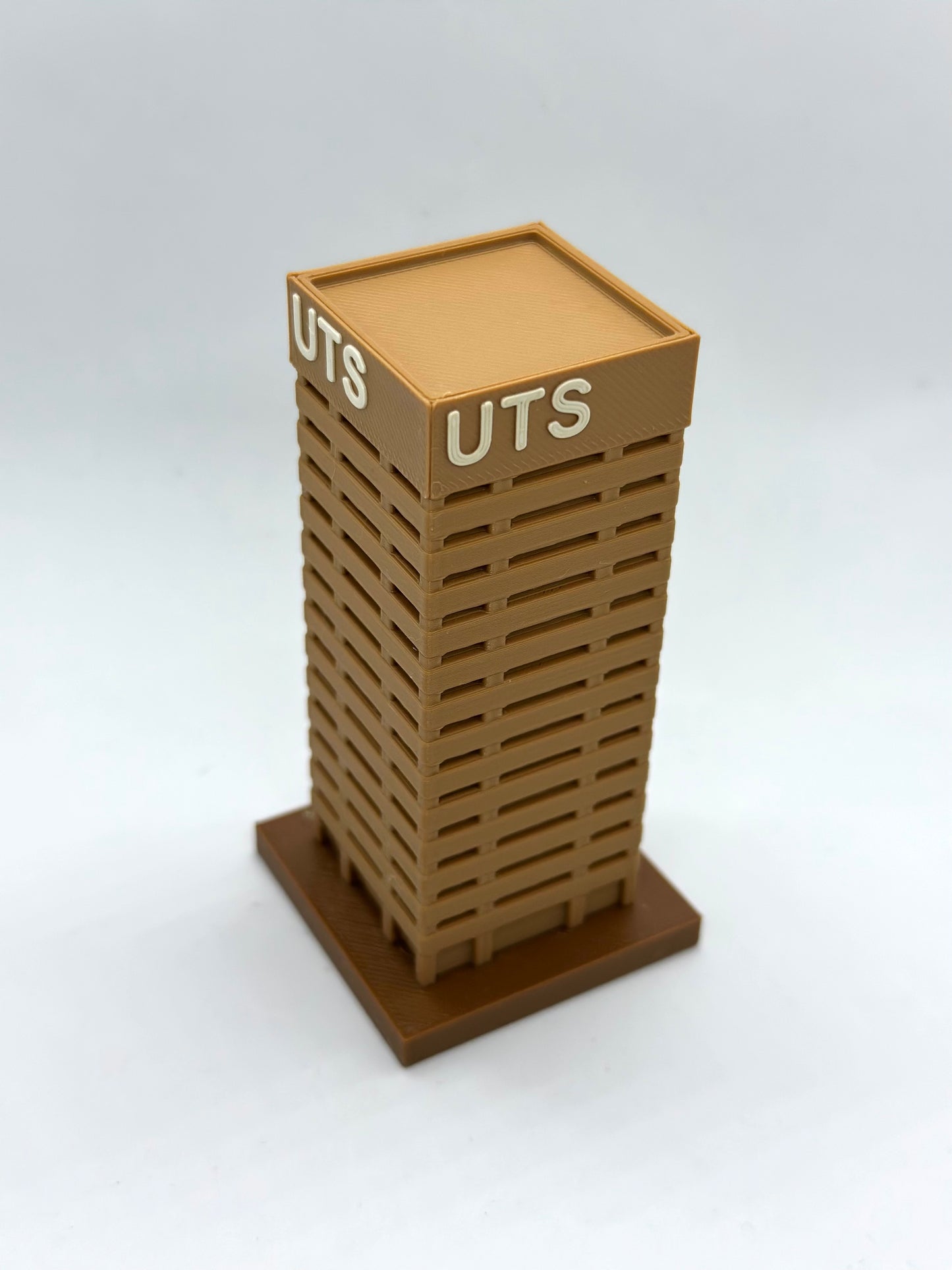 UTS Tower Model – 3D Printed Architectural Desk Display