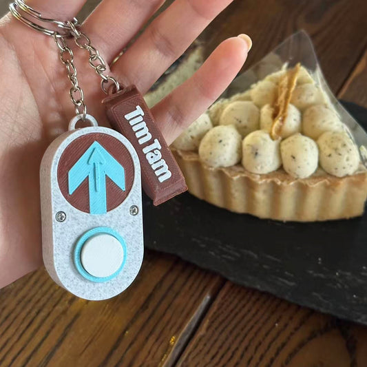 Pedestrian Button Sea Salt Tim Tam Edition | 3D Printed